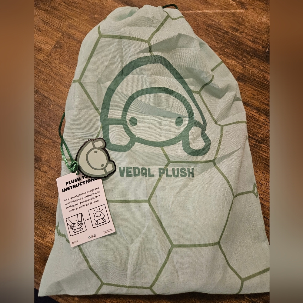 Vedal Turtle (Tutel) Plush – Official 2025 Drop
